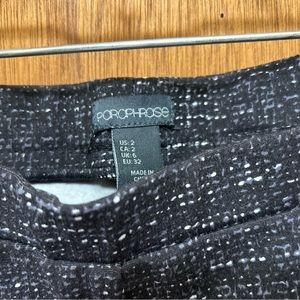 Paraphrase Pull-On Pants Women's 2 Leggings Black Gray Digital Print Skinny Leg